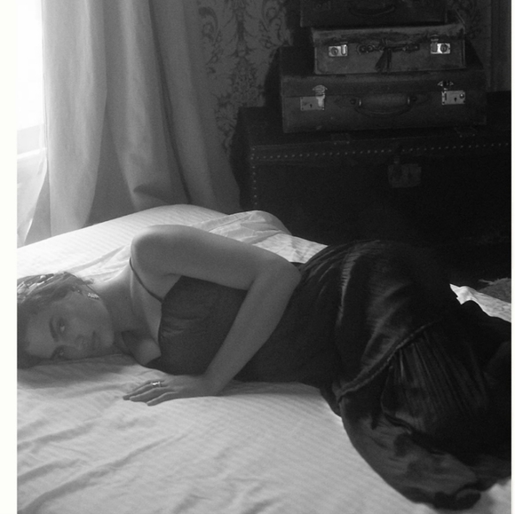 Anthropologie Ruched Slip Dress - black - Picture 2 of 14